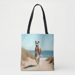 Italienska Greyhound Elegant Shoulder Tote Bag Tygkasse