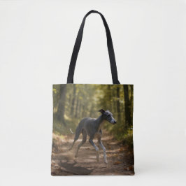 Italienska Greyhound Elegant Shoulder Tote Bag Tygkasse