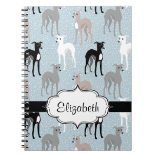 Italienska greyhound eller Whippets Anteckningsbok