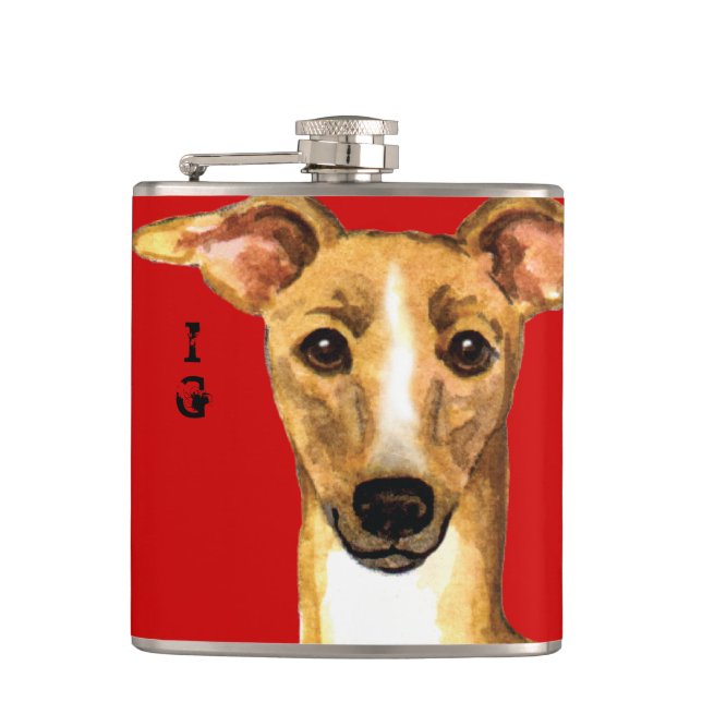Italienska Greyhound Färg-blocket Fickplunta (Framsidan)