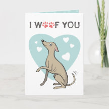 Italienska Greyhound Fawn Iggy Cute Tecknad hund K