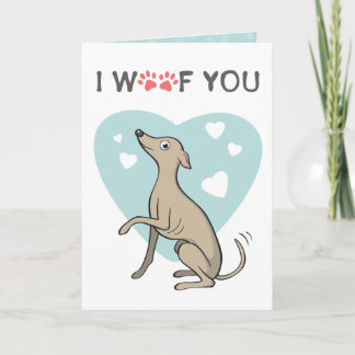 Italienska Greyhound Fawn Iggy Cute Tecknad hund K Kort
