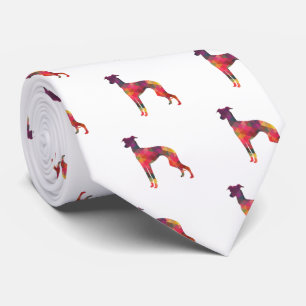 Italienska Greyhound Geo Mönster Silhouette - Mult Slips