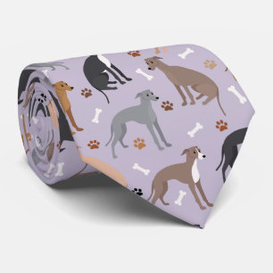 Italienska Greyhound Hund Bones och Tass Slips