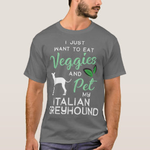 Italienska Greyhound Hund Cigar älskare, ägare Jul T Shirt
