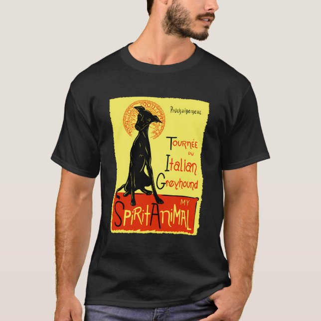 Italienska Greyhound Hund Italienska Greyhound T Shirt (Framsida)