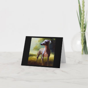 Italienska Greyhound Hund Kort