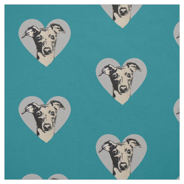 Italienska Greyhound Hund Rädding Joann Fabric Igg Tyg (Provkarta)