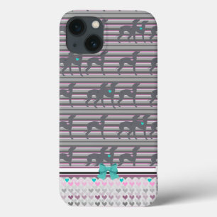 Italienska Greyhound Iphone case, Hund Fånig Iggy
