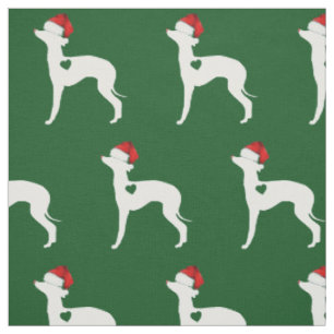 Italienska Greyhound jul-Iggy Joann Fabric Tyg