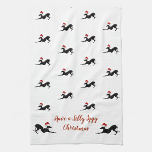 Italienska Greyhound-jultornet, Iggy Towel Kökshandduk