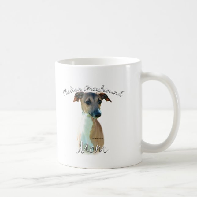 Italienska Greyhound Mamma 2 Kaffemugg (Höger)