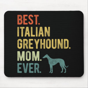 Italienska Greyhound Mamma Aldrig Hundälskare Mors Musmatta