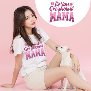 Italienska Greyhound Mamma Iggy Gift for Hund Mamm T Shirt