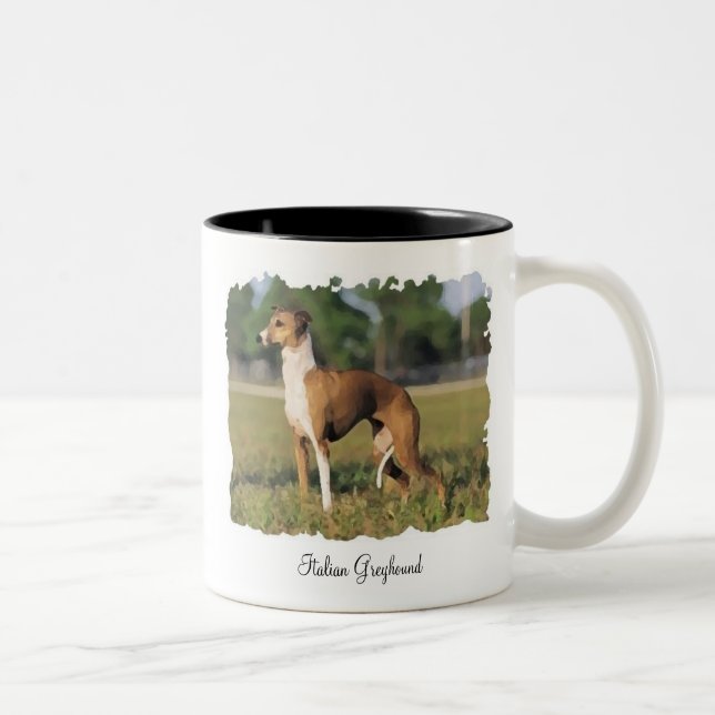 Italienska Greyhound Mugg (Höger)
