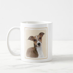 Italienska Greyhound Painting - Cute Original Hund Kaffemugg