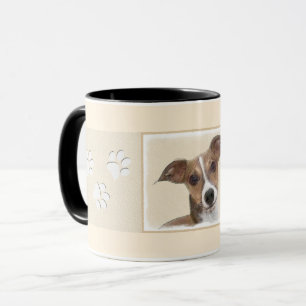 Italienska Greyhound Painting - Cute Original Hund Mugg