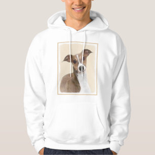 Italienska Greyhound Painting - Cute Original Hund Sweatshirt