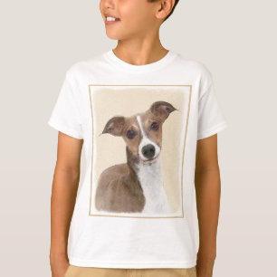 Italienska Greyhound Painting - Cute Original Hund T Shirt