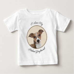 Italienska Greyhound Painting - Cute Original Hund T Shirt