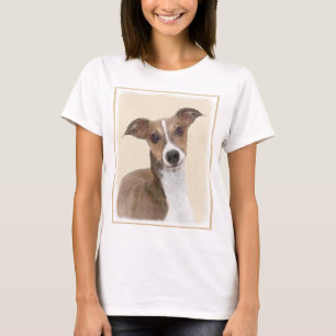 Italienska Greyhound Painting - Cute Original Hund Tee Shirt