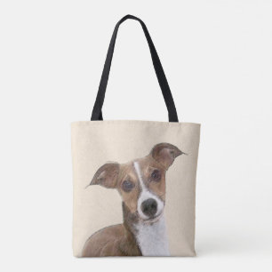 Italienska Greyhound Painting - Cute Original Hund Tygkasse