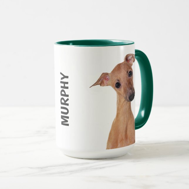 Italienska Greyhound Personlig mugg (Framsida höger)