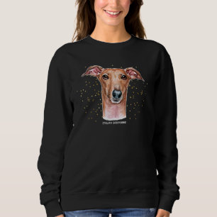 Italienska Greyhound Porträtt 4 Pet ITG Hundägare T Shirt
