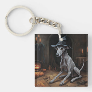 Italienska Greyhound Pumpkins Halloween Scary