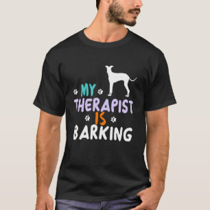 Italienska Greyhound Rolig hund Owner Julafton Bir T Shirt