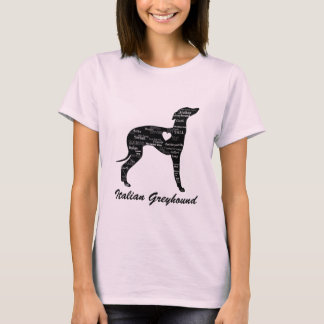 Italienska Greyhound Shirt-Fåniget Iggy Tee Shirt