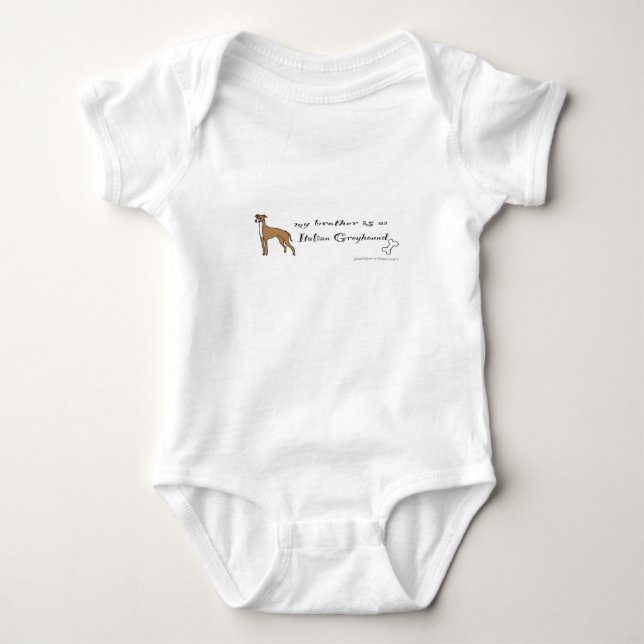 Italienska greyhound tee (Framsida)