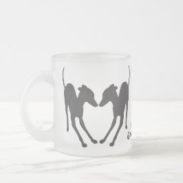 Italienska Greyhounds Frostad Glasmugg