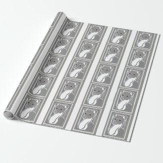 Italienska Greyhounds Mönster Wrapping Papprare Presentpapper