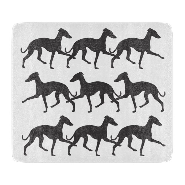 Italienska Greyhounds Silhouettes (Framsidan)