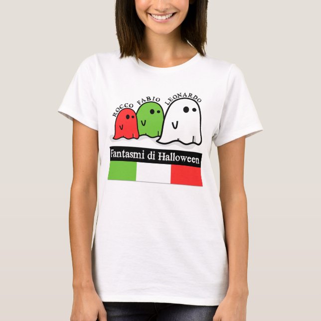 Italienska Halloween Spöken, Fantasmi di Halloween T-shirt (Framsida)