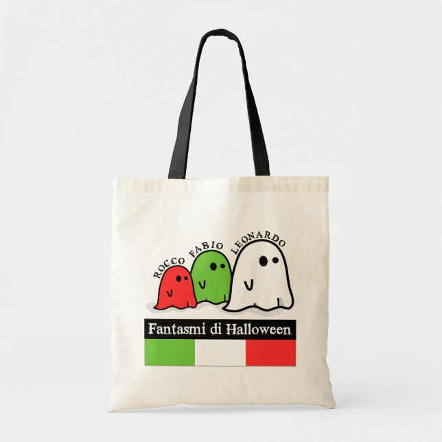 Italienska Halloween Spöken, Fantasmi di Halloween Tygkasse (Framsidan)