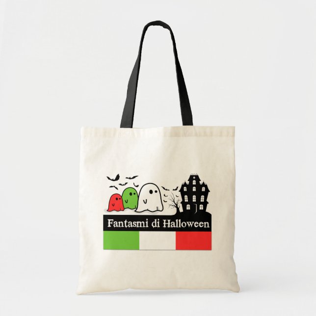 Italienska Halloween Spöken, Fantasmi di Halloween Tygkasse (Framsidan)