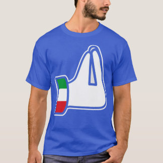 Italienska Hand Gesture Italia Italien Italiano T Shirt