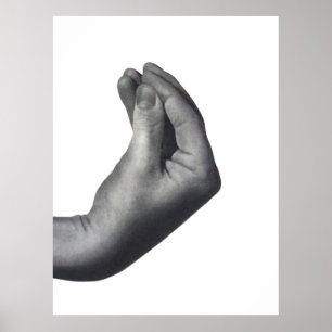 Italienska Hand Poster