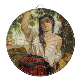 Italienska hongrisdruvor (sommarskörd) darttavla