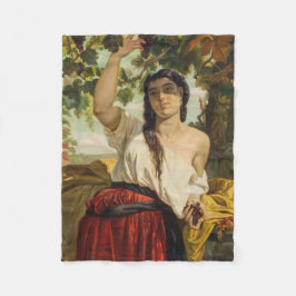 Italienska hongrisdruvor (sommarskörd) fleecefilt