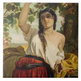 Italienska hongrisdruvor (sommarskörd) kakelplatta