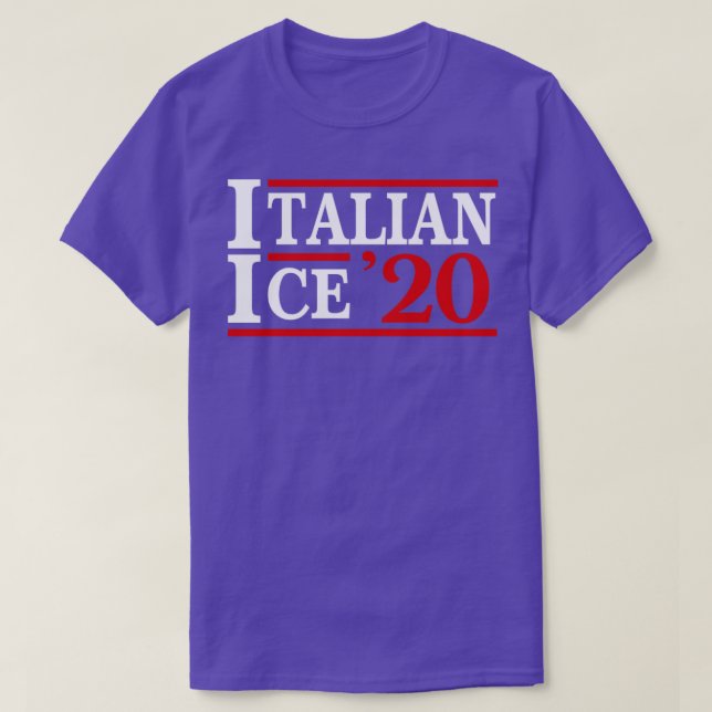 Italienska Ice 2020 Italia Food Italien Italiano T Shirt (Design framsida)