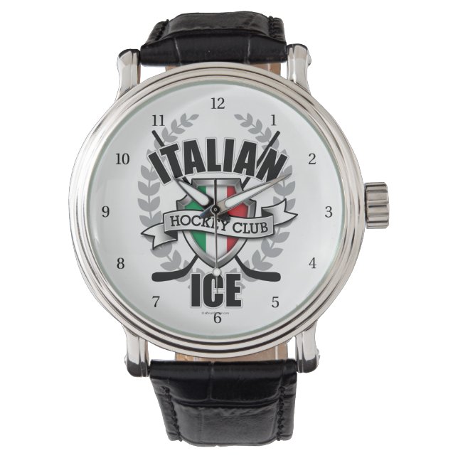 Italienska Ice Hockey Watch Armbandsur (Framsida)