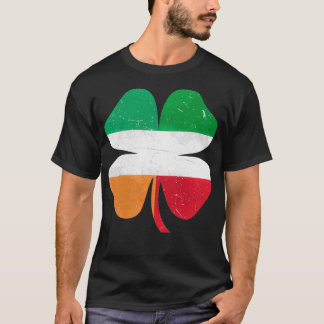 Italienska Irish Shamrock Italien Ireland St. T Shirt