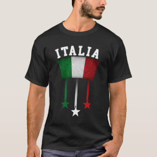 Italienska Italien Flagga Emblem Italia Pridet Anc T Shirt