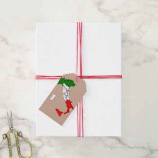 Italienska Italien Flagga Patriotic Service Honor Presentetikett