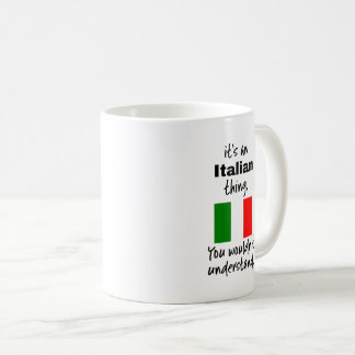 Italienska Italien Funny Gift Idea Mugg