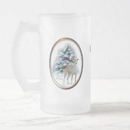 Italienska julklappar frostat ölglas